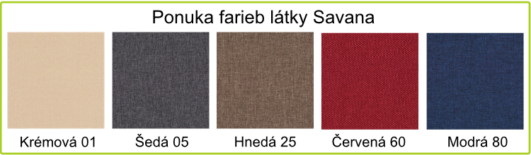 SAVANA vzornik latek